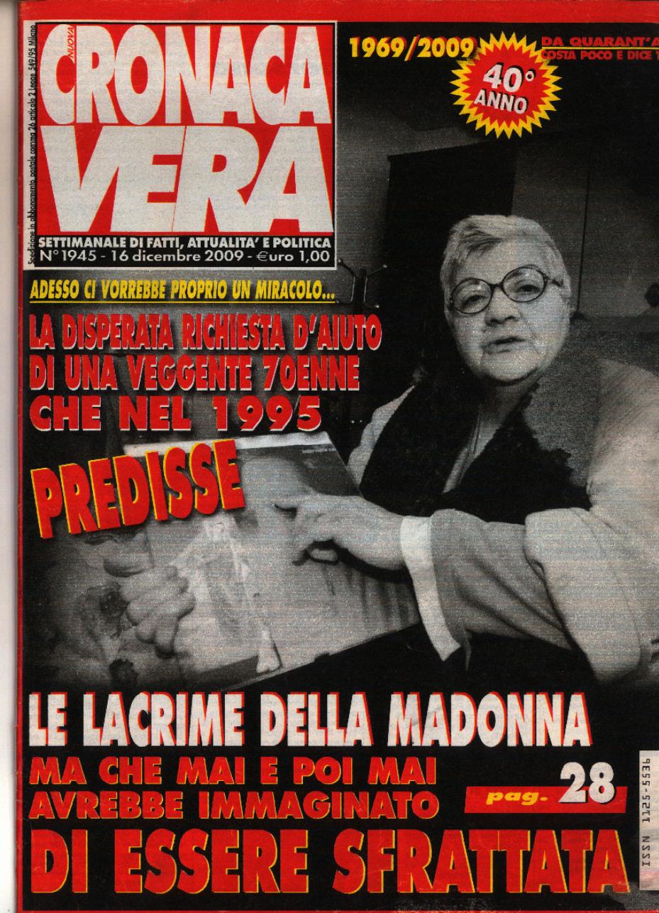 Cronaca Vera, 16 dicembre 2009: «Il pugilato cancella ogni diversità»