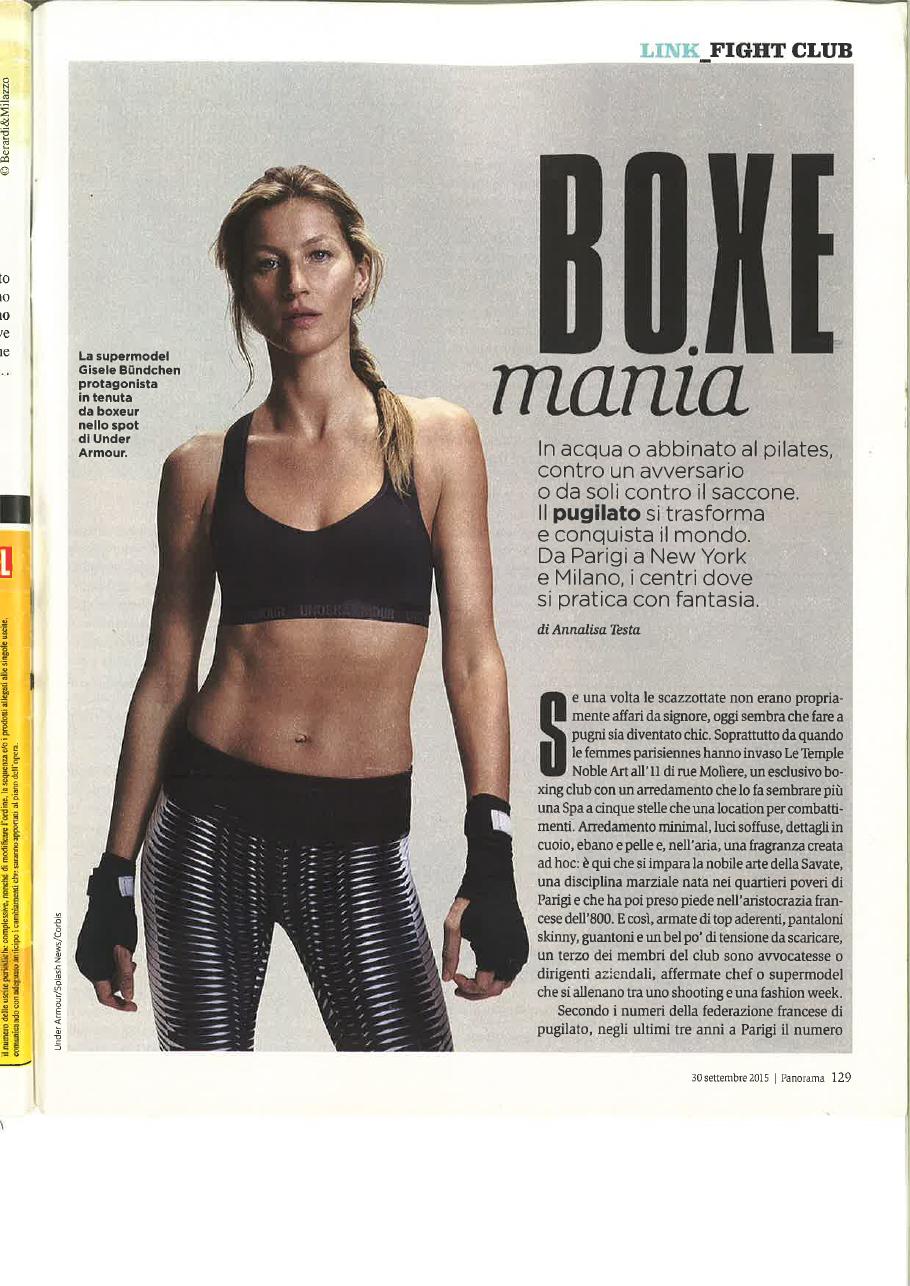 Panorama, 30 settembre 2015: «Boxe mania»